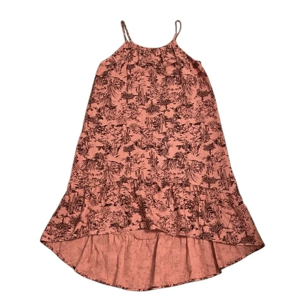 Old Navy Sleeveless Orange/Brown Sleeveless Girls Dress(Size Large 10-12 yrs)